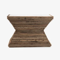 Casa Viva Consola de madera de olmo reciclada Pisco 120x45x87cm Clearance