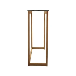 Casa Viva Consola de madera y cristal New