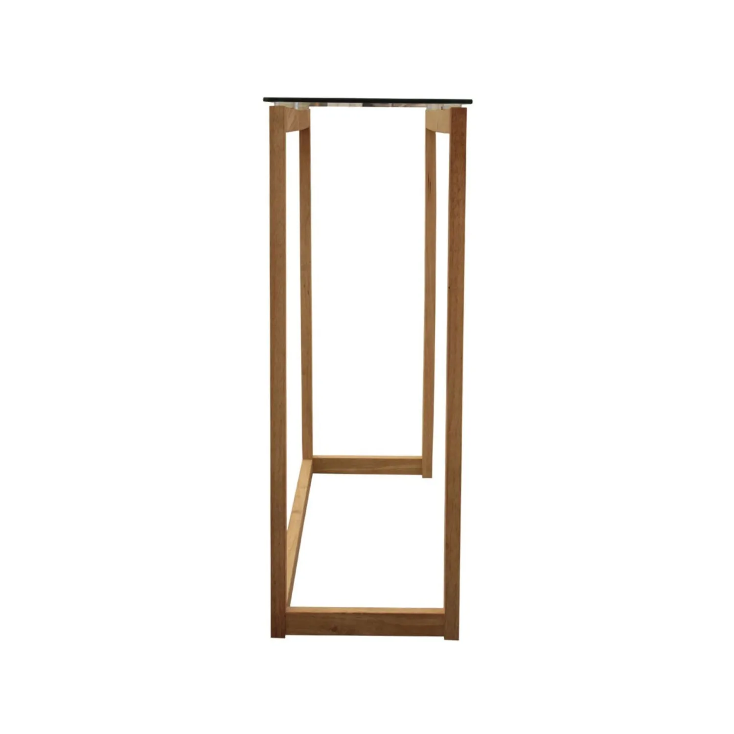 Casa Viva Consola de madera y cristal New