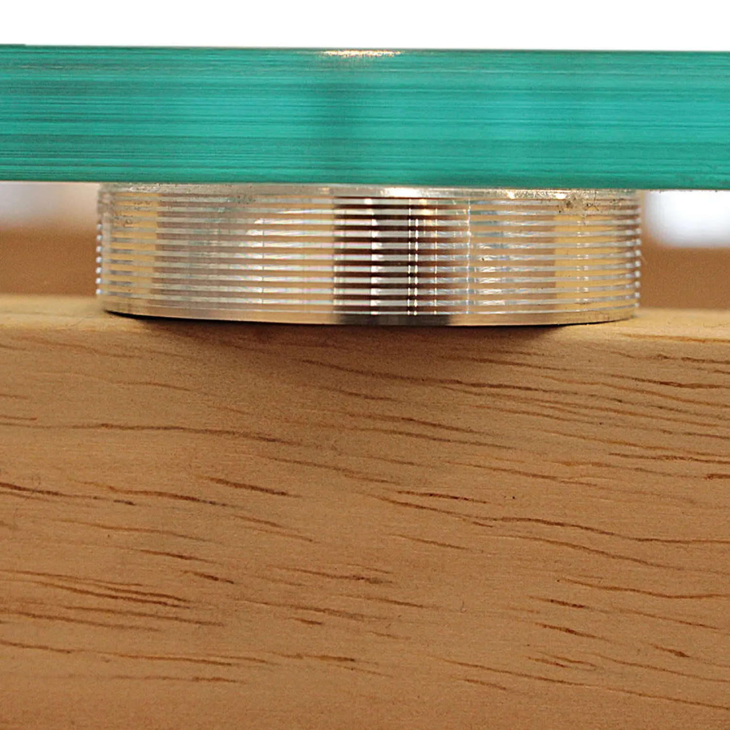 Casa Viva Consola de madera y cristal New