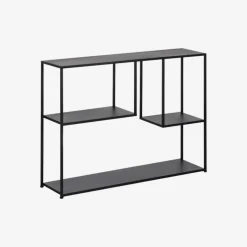 Casa Viva Consola de metal negro Calista 100x26x75cm Online