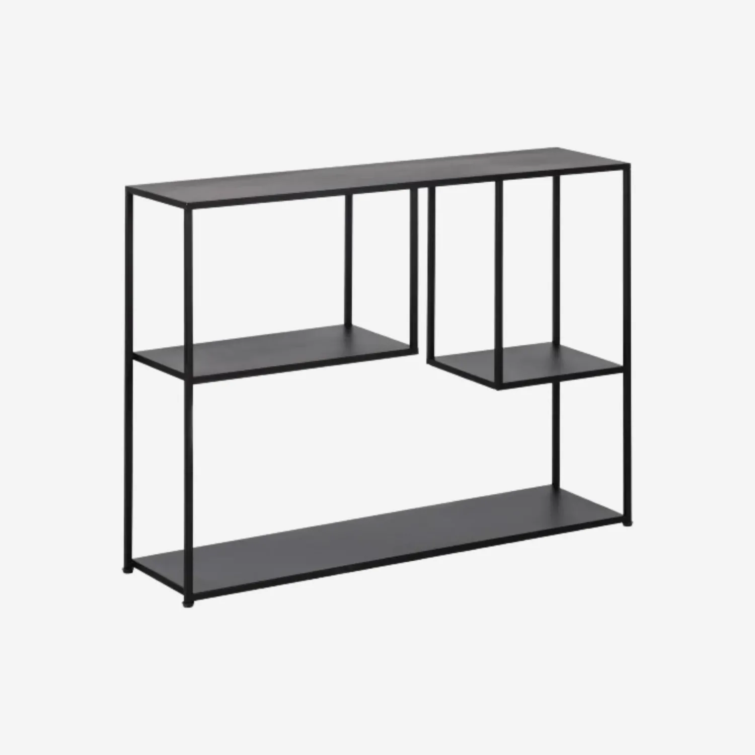 Casa Viva Consola de metal negro Calista 100x26x75cm Online