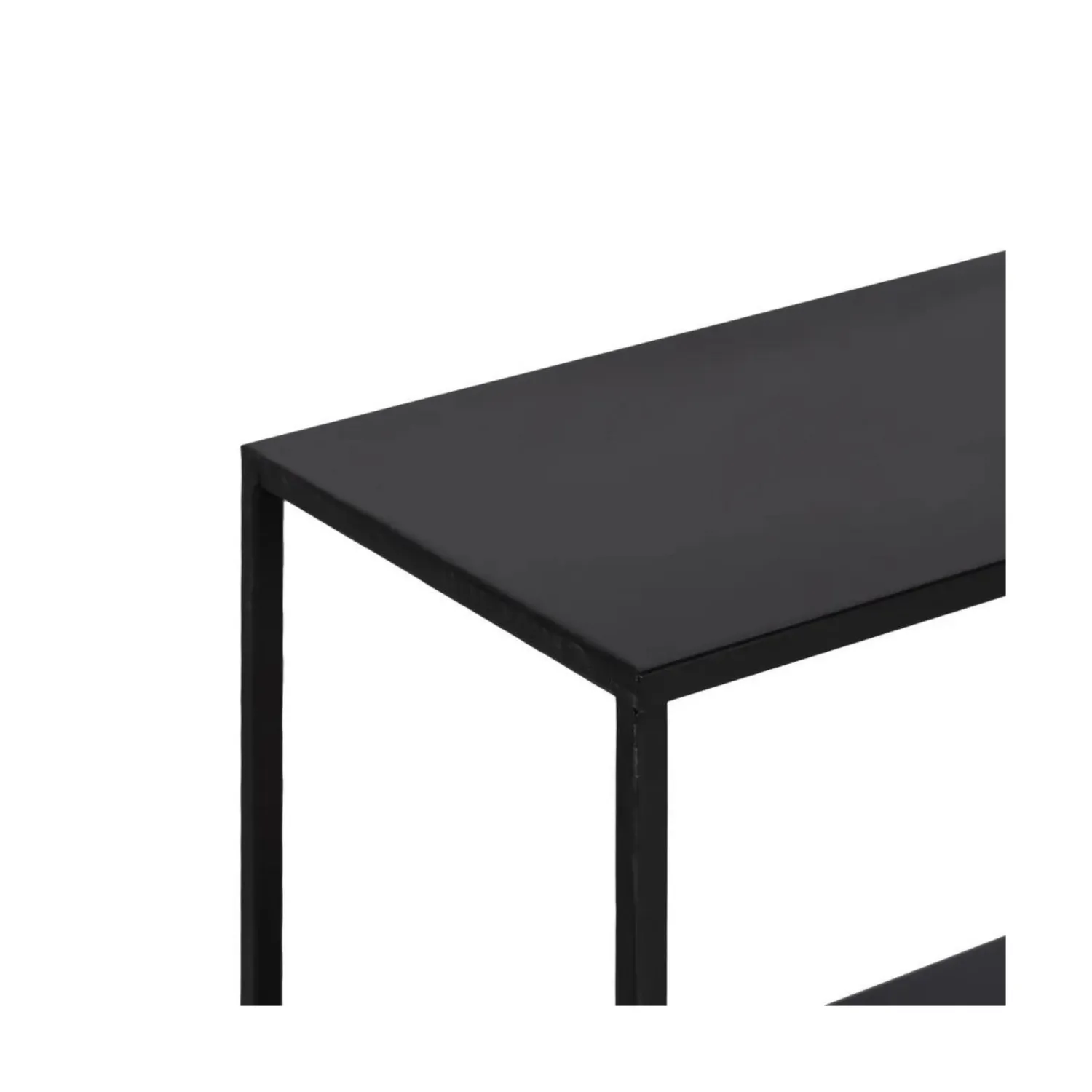 Casa Viva Consola de metal negro Calista 100x26x75cm Online