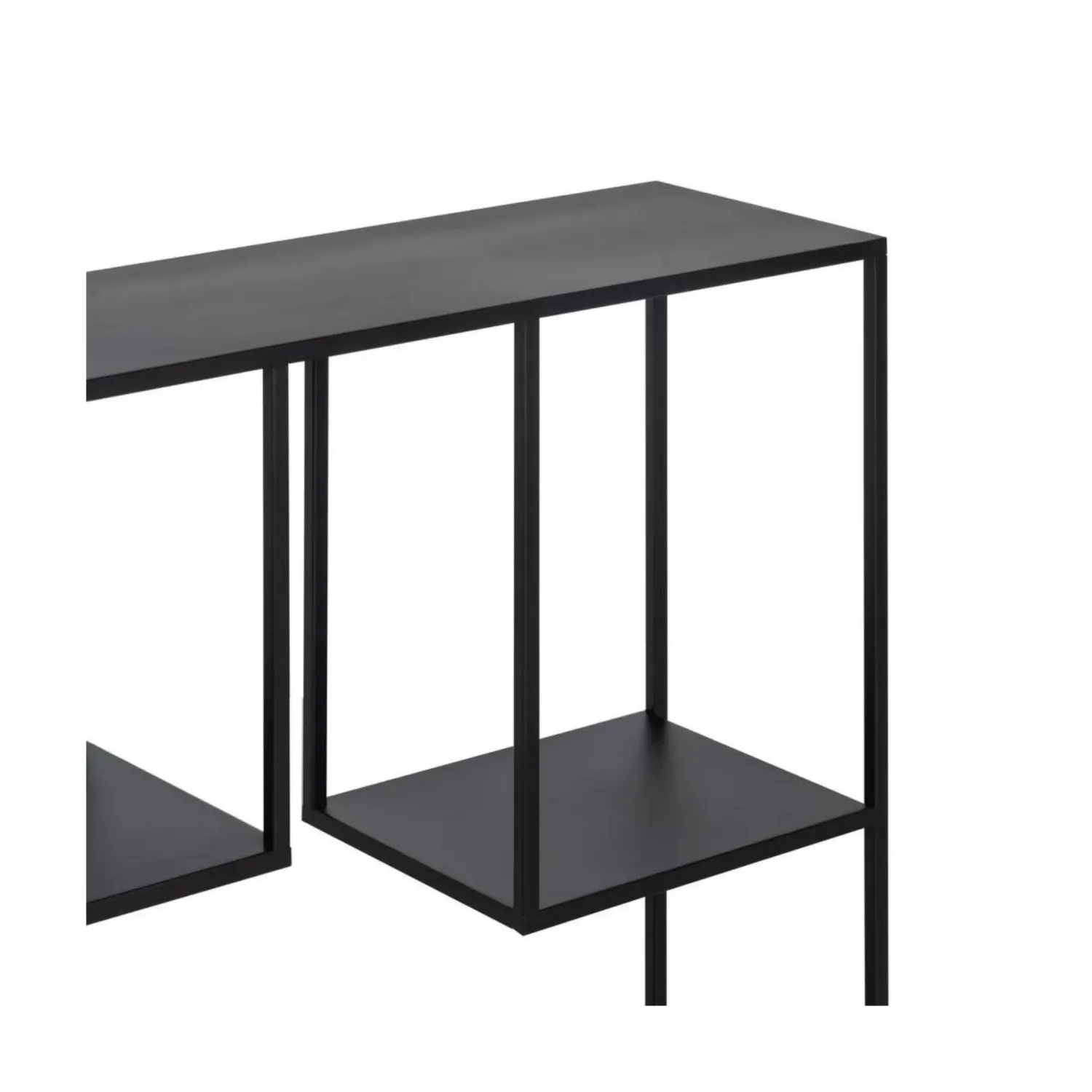 Casa Viva Consola de metal negro Calista 100x26x75cm Online