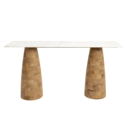 Casa Viva Consola de mármol Paz 150x40x78cm Clau&Chloe New
