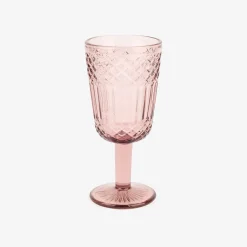 Casa Viva Copa de cristal rosa Aliss Ø8x17cm