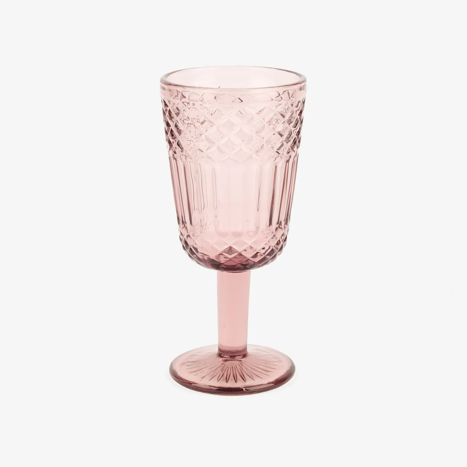 Casa Viva Copa de cristal rosa Aliss Ø8x17cm