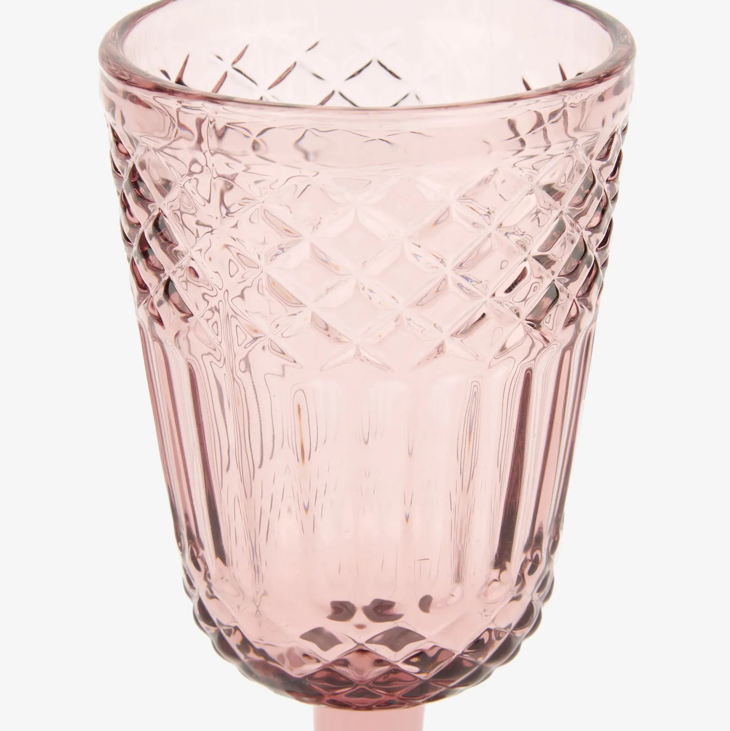 Casa Viva Copa de cristal rosa Aliss Ø8x17cm