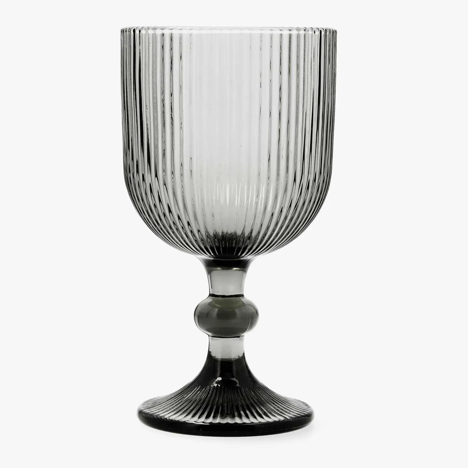 Casa Viva Copa de vidrio gris de 37cl Siva