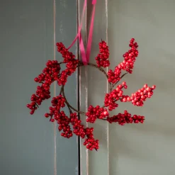 Casa Viva Corona decorativa bayas rojas Ø25cm Best