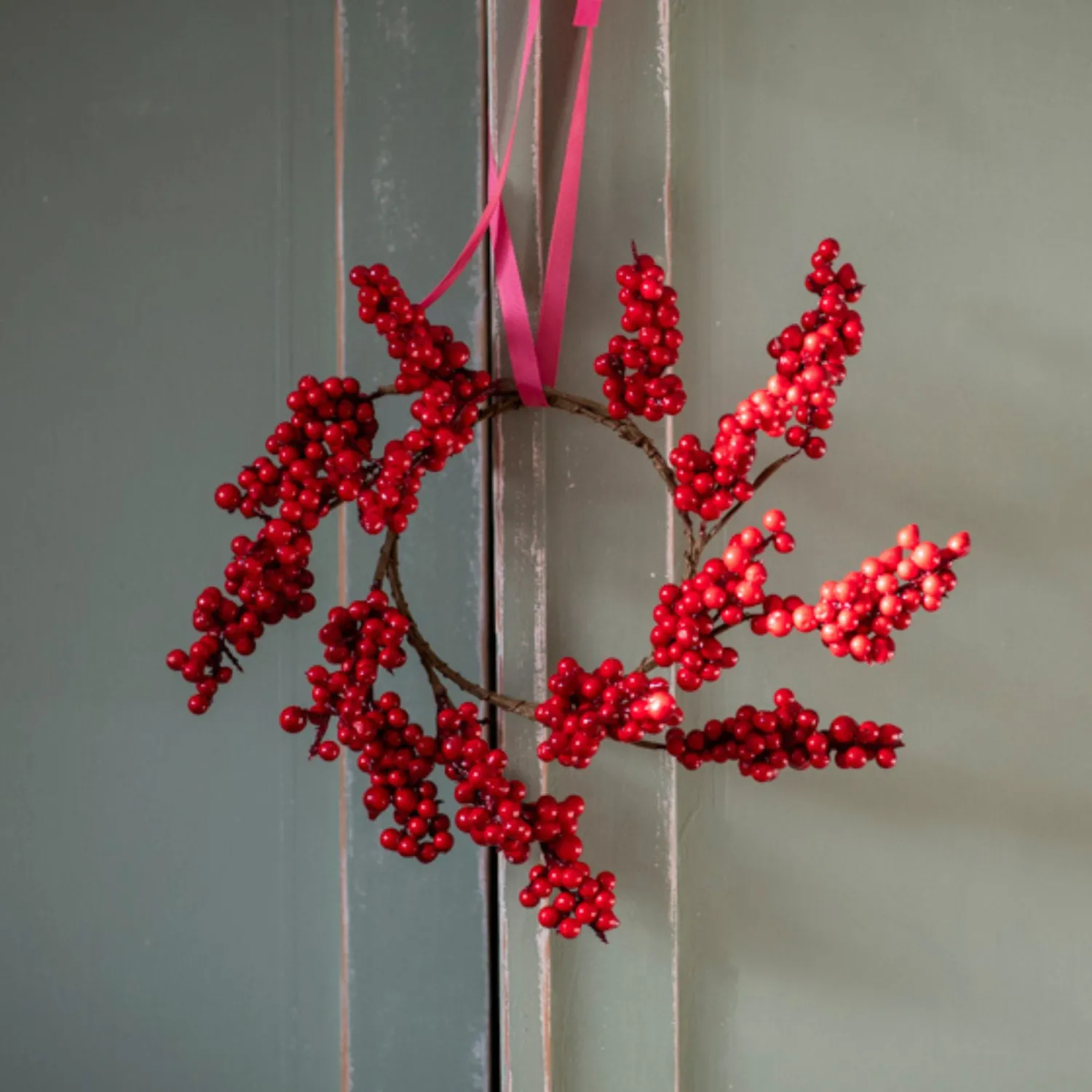 Casa Viva Corona decorativa bayas rojas Ø25cm Best