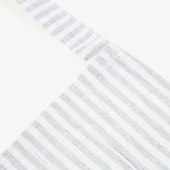 Casa Viva Delantal de algodón con rayas grises 60x80cm Hot