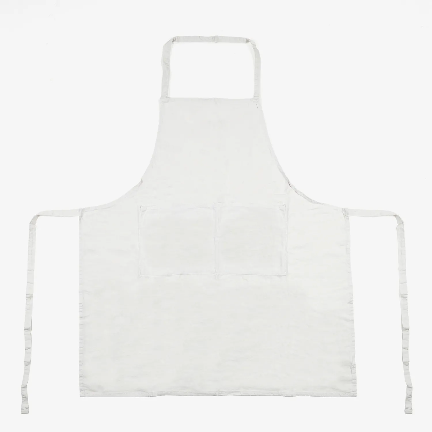 Casa Viva Delantal de cocina de algodón gris 80x70cm Discount