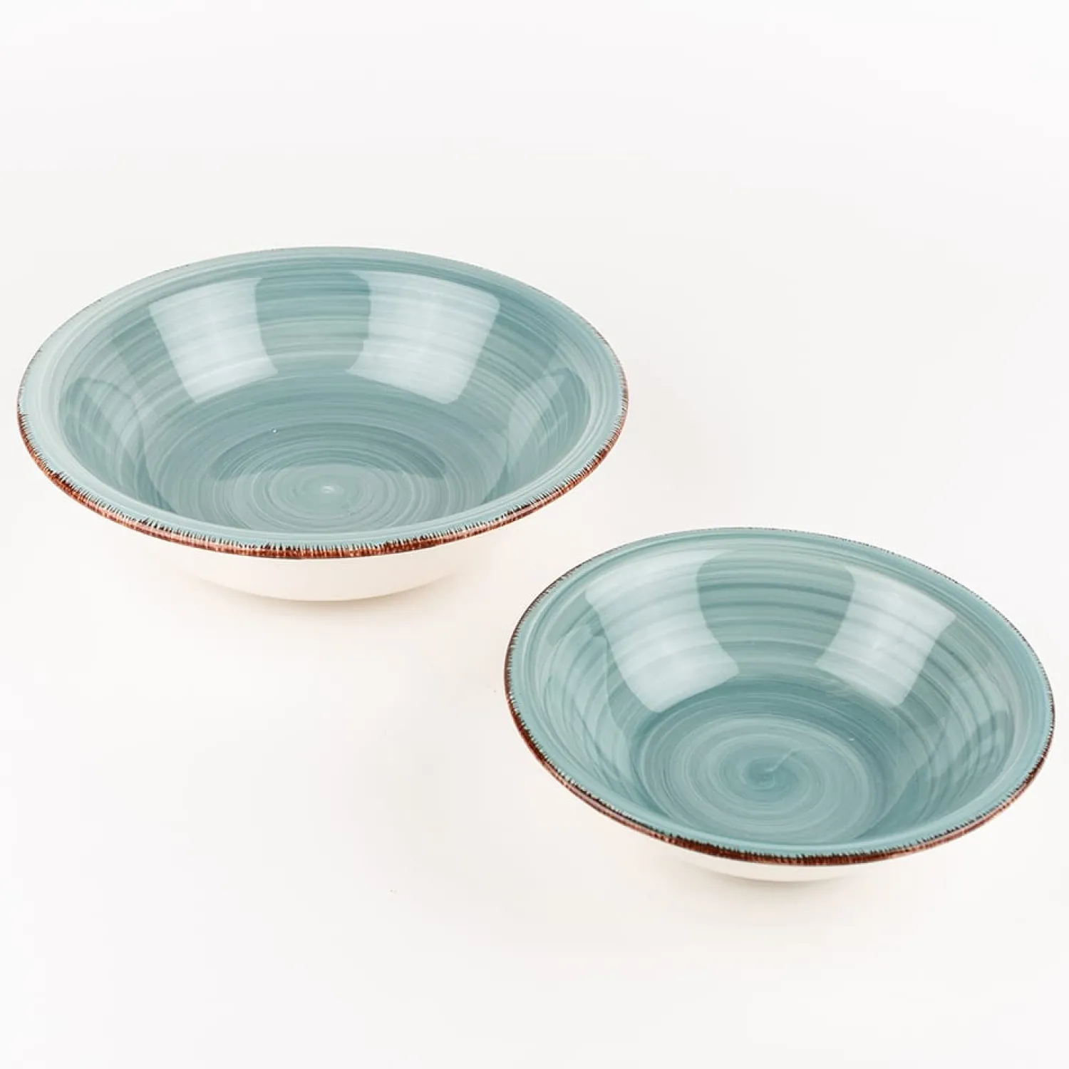 Casa Viva Ensaladera azul de gres Vita Ø23cm Online