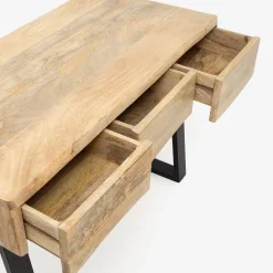 Casa Viva Escritorio de madera de acacia Jaipur 120x60x80cm Sale