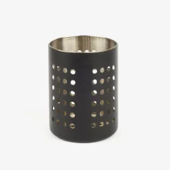 Casa Viva Escurrecubiertos de acero inoxidable negro Ø11x13cm Best