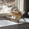 Casa Viva Escurreplatos plegable de bambú 42x32x26cm Clearance
