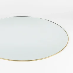 Casa Viva Espejo de pared redondo de metal dorado Orión Ø55cm Sale