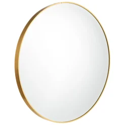Casa Viva Espejo de pared redondo dorado Ø100cm Online