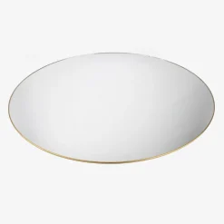 Casa Viva Espejo de pared redondo de metal dorado Orión Ø76cm Discount