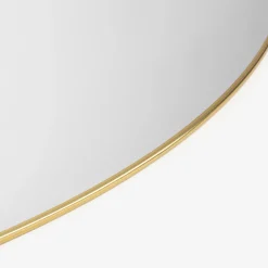 Casa Viva Espejo de pared redondo de metal dorado Orión Ø76cm Discount