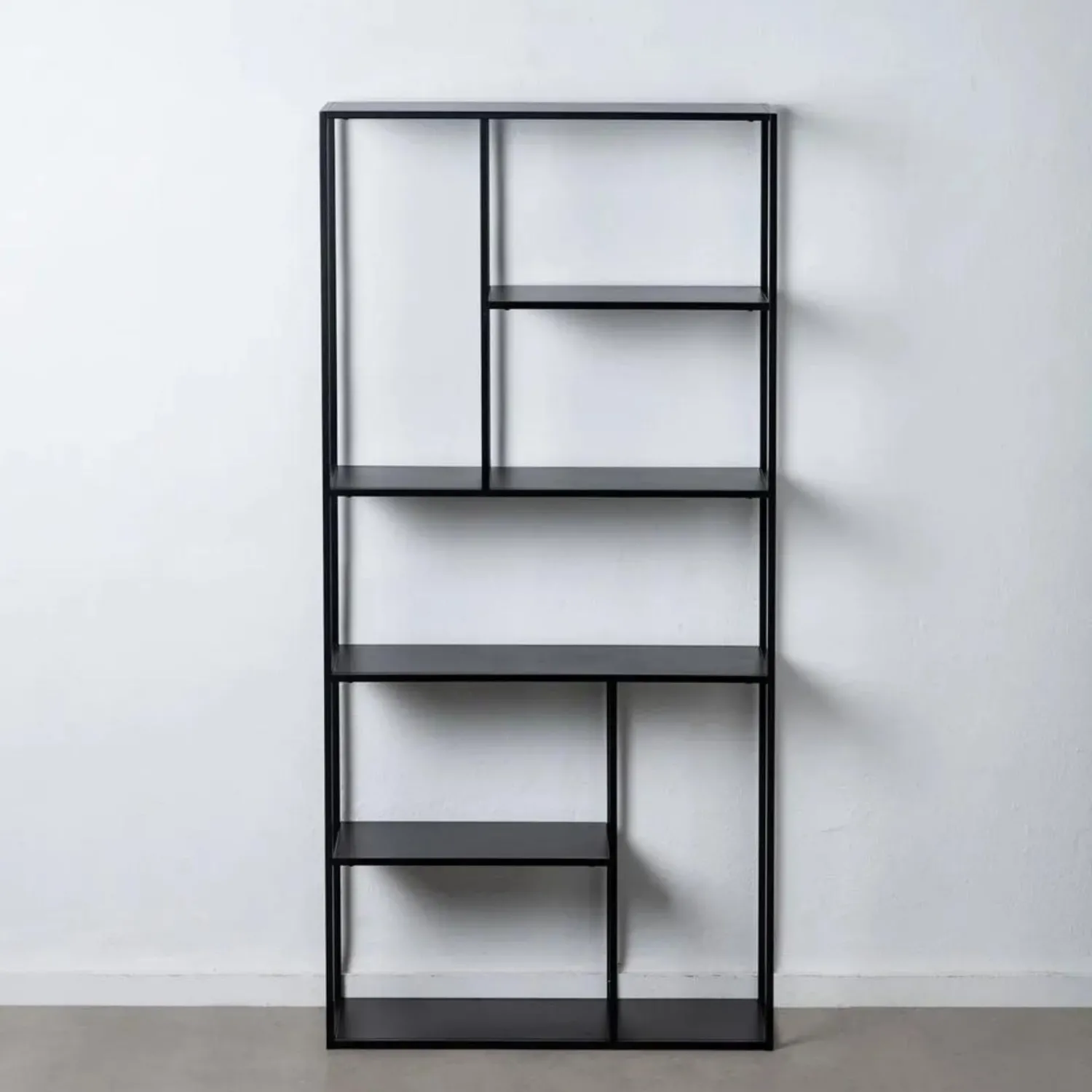 Casa Viva Estantería de acero negro Calista 90x30x188cm Best