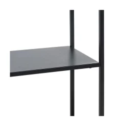 Casa Viva Estantería de acero negro Calista 90x30x188cm Best