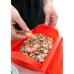 Casa Viva Estuche de vapor de silicona rojo para 1-2 personas - Lékué Clearance