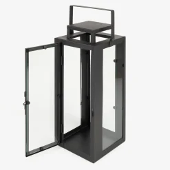 Casa Viva Farol de metal negro Calin 35cm