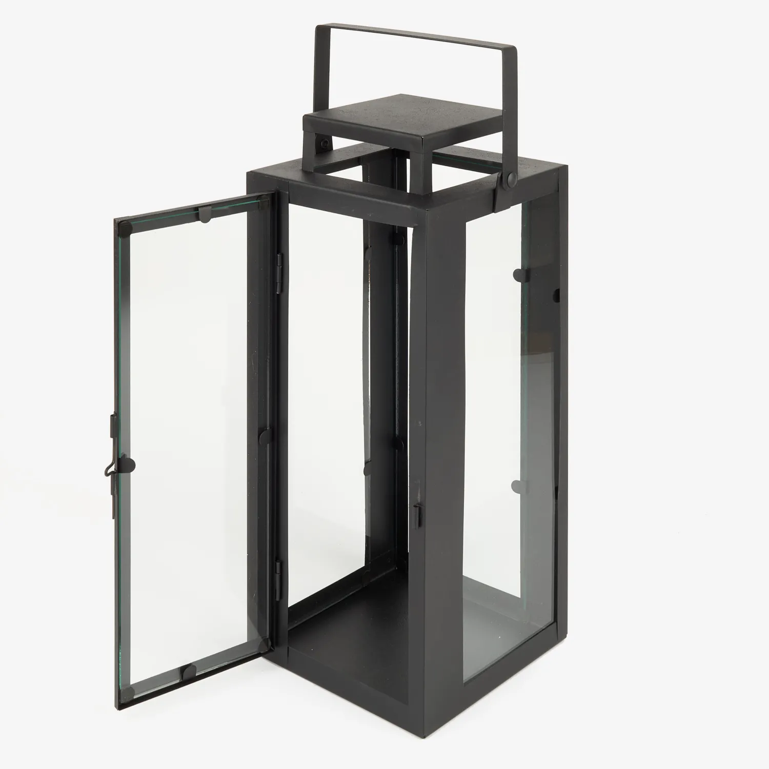 Casa Viva Farol de metal negro Calin 35cm