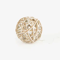 Casa Viva Figura decorativa Bola de luz LED gris Ø15cm Best