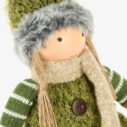 Casa Viva Figura decorativa Muñeca de pie verde 45cm Outlet