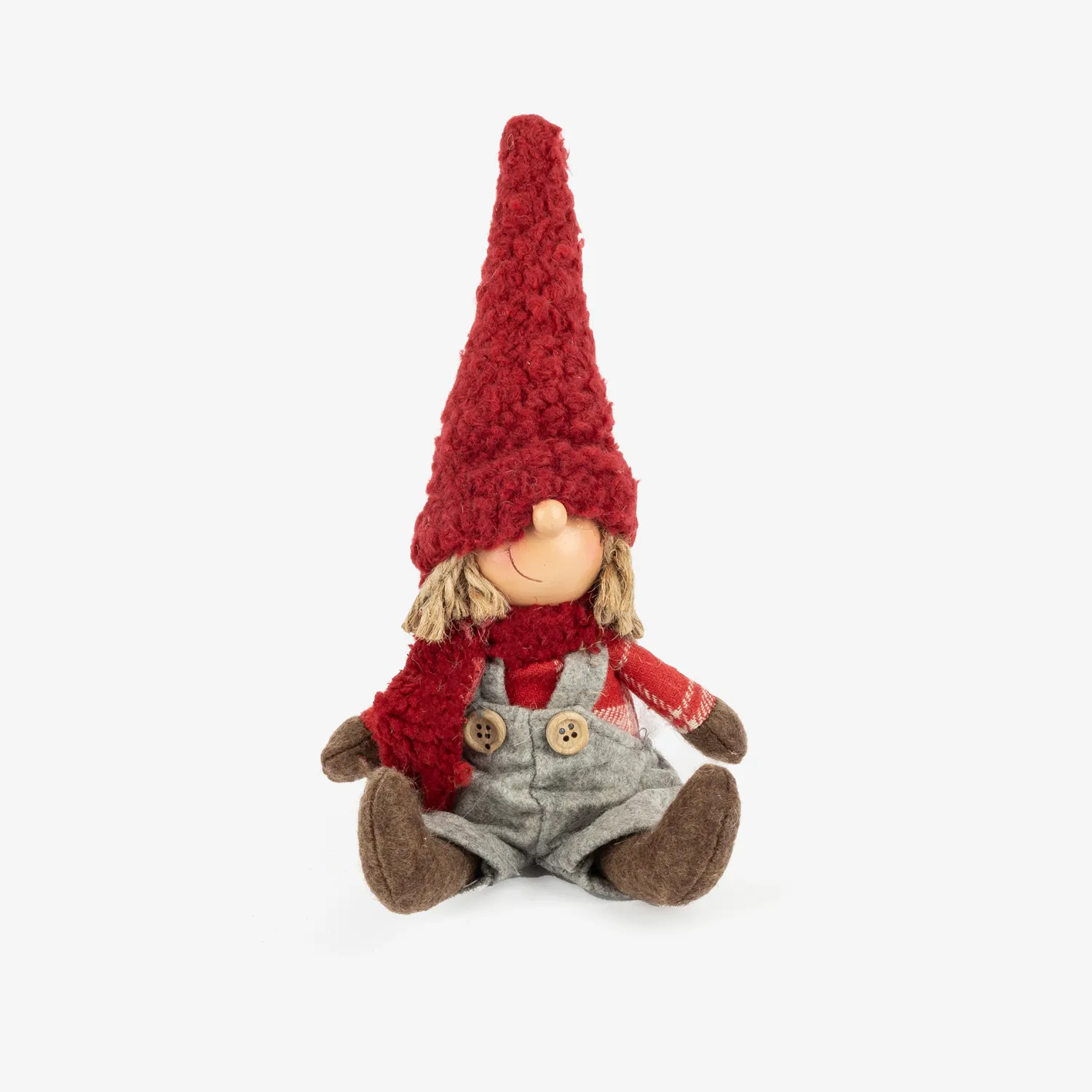Casa Viva Figura decorativa Muñeco sentado con gorro 28cm Best