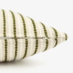 Casa Viva Funda de cojín beige y oliva Olan 45x45cm Sale