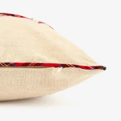 Casa Viva Funda de cojín Caballo balancín de tartán 45x45cm Online