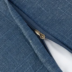 Casa Viva Funda de cojín de algodón azul Frida 30x45cm Outlet