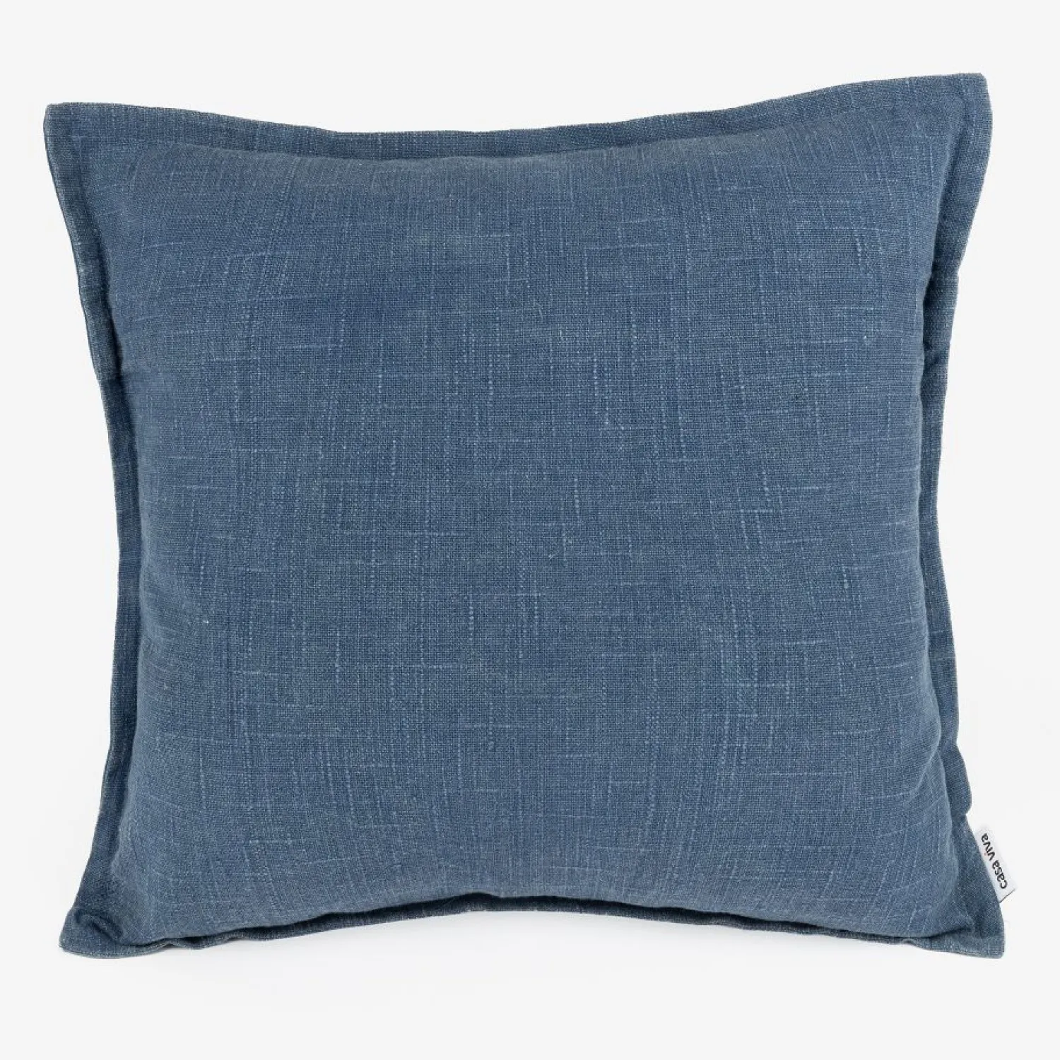 Casa Viva Funda de cojín de algodón azul Frida 45x45cm Clearance