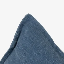Casa Viva Funda de cojín de algodón azul Frida 45x45cm Clearance