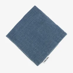 Casa Viva Funda de cojín de algodón azul Frida 45x45cm Clearance