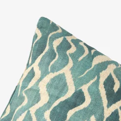 Casa Viva Funda de cojín de algodón azul Sibori 45x45cm Online