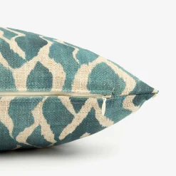 Casa Viva Funda de cojín de algodón azul Sibori 45x45cm Online