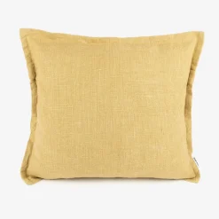 Casa Viva Funda de cojín de algodón amarilla Frida 45x45cm Online