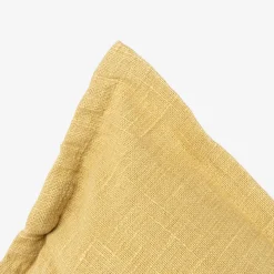 Casa Viva Funda de cojín de algodón amarilla Frida 45x45cm Online