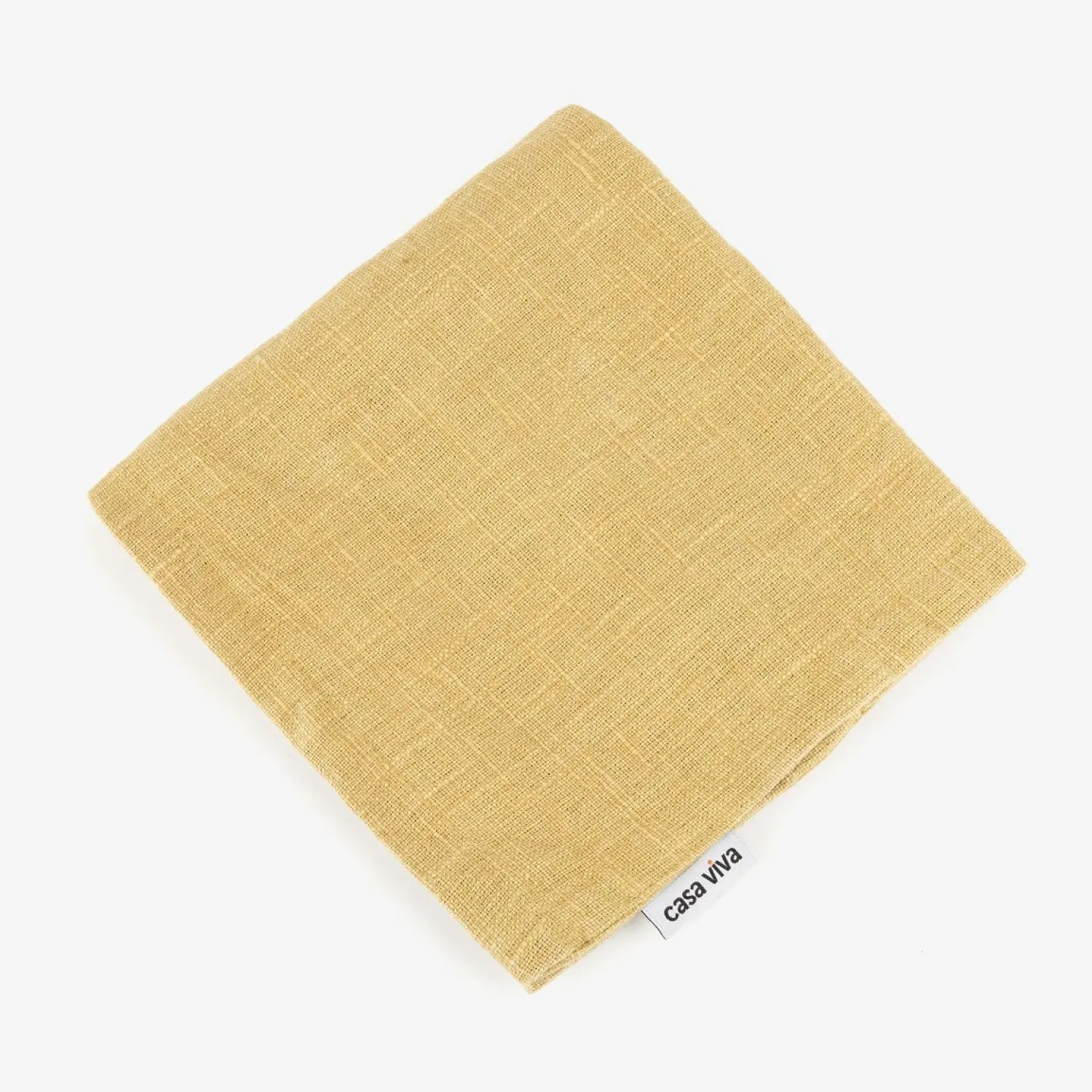 Casa Viva Funda de cojín de algodón amarilla Frida 45x45cm Online