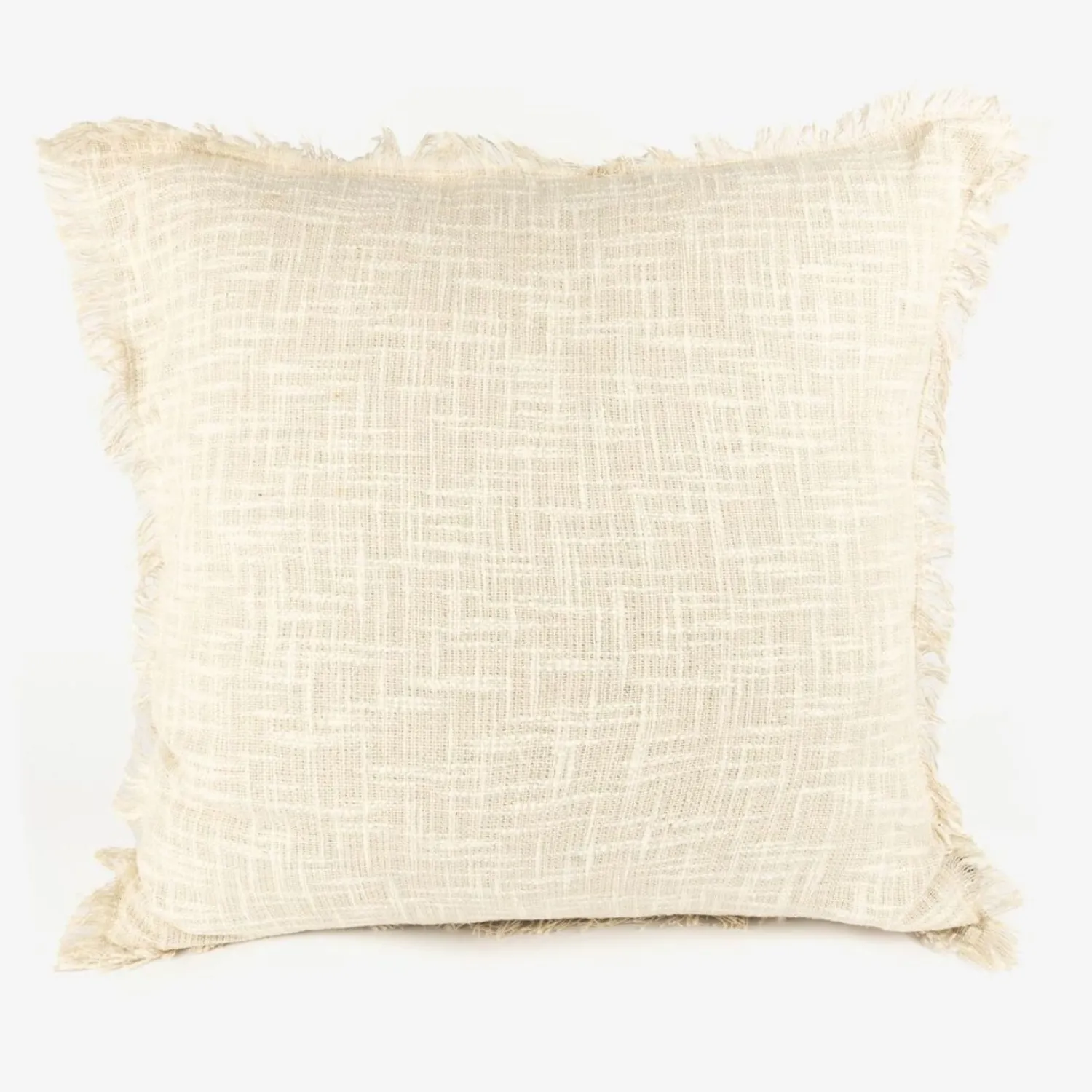 Casa Viva Funda de cojín de algodón con flecos Cuzco 60x60cm Clearance