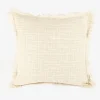 Casa Viva Funda de cojín de algodón con flecos Cuzco 45x45cm New