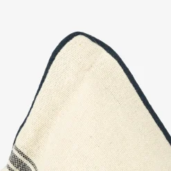 Casa Viva Funda de cojín de algodón con rayas azules Niza 30x45cm Discount