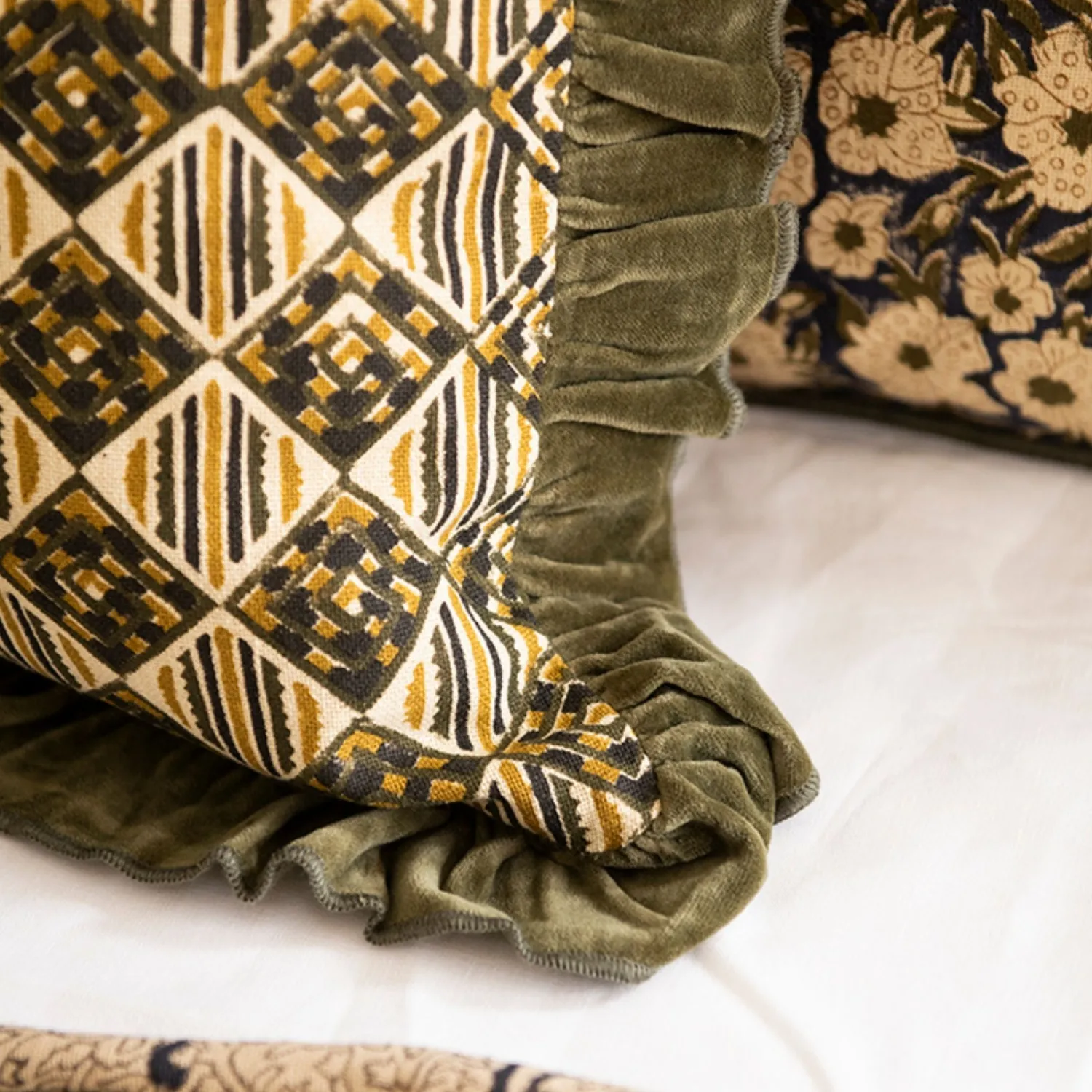 Casa Viva Funda de cojín de algodón inca Mia 50x50cm Clau&Chloe