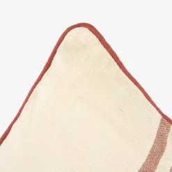 Casa Viva Funda de cojín de algodón rayas cobre Niza 45x45cm Best