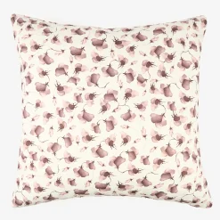 Casa Viva Funda de cojín de algodón rosa Amapola 45x45cm Clearance